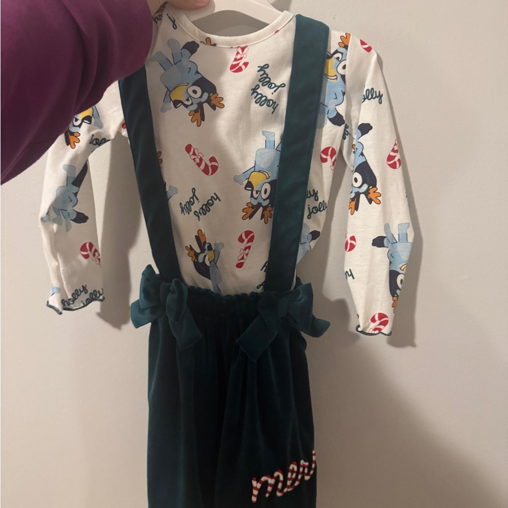 Bluey Christmas Dress NWT 3T